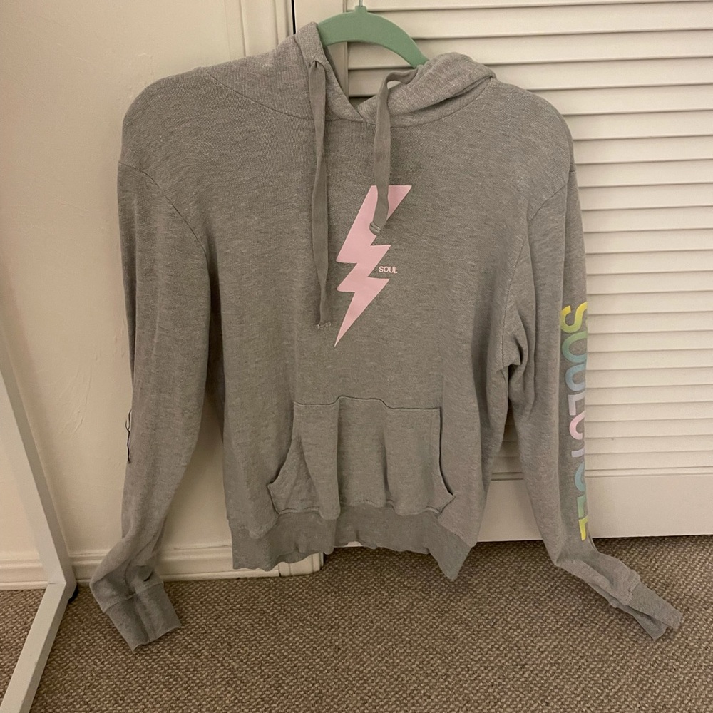 Grey soul cycle sweatshirt